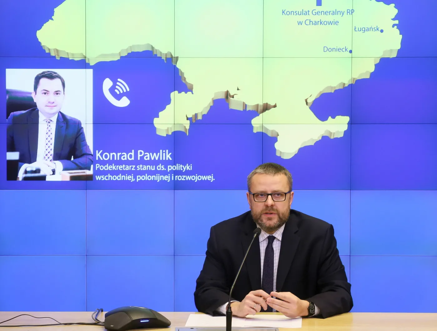 Konferencja nt. ewakuacji z Donbasu