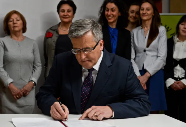 Prezydent ratyfikował konwencję antyprzemocową