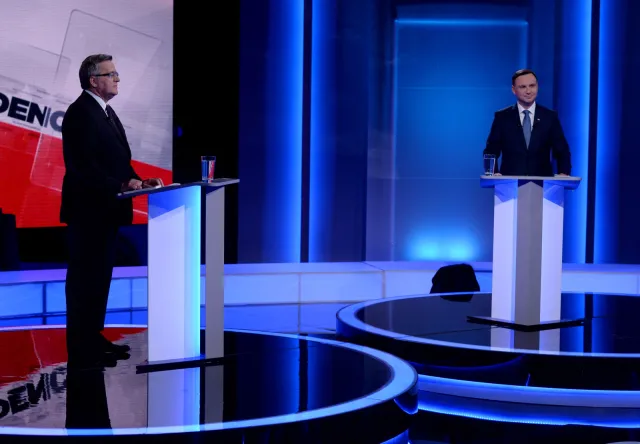 Debata prezydencka: Bronisław Komorowski kontra Andrzej Duda [RELACJA NA ŻYWO]