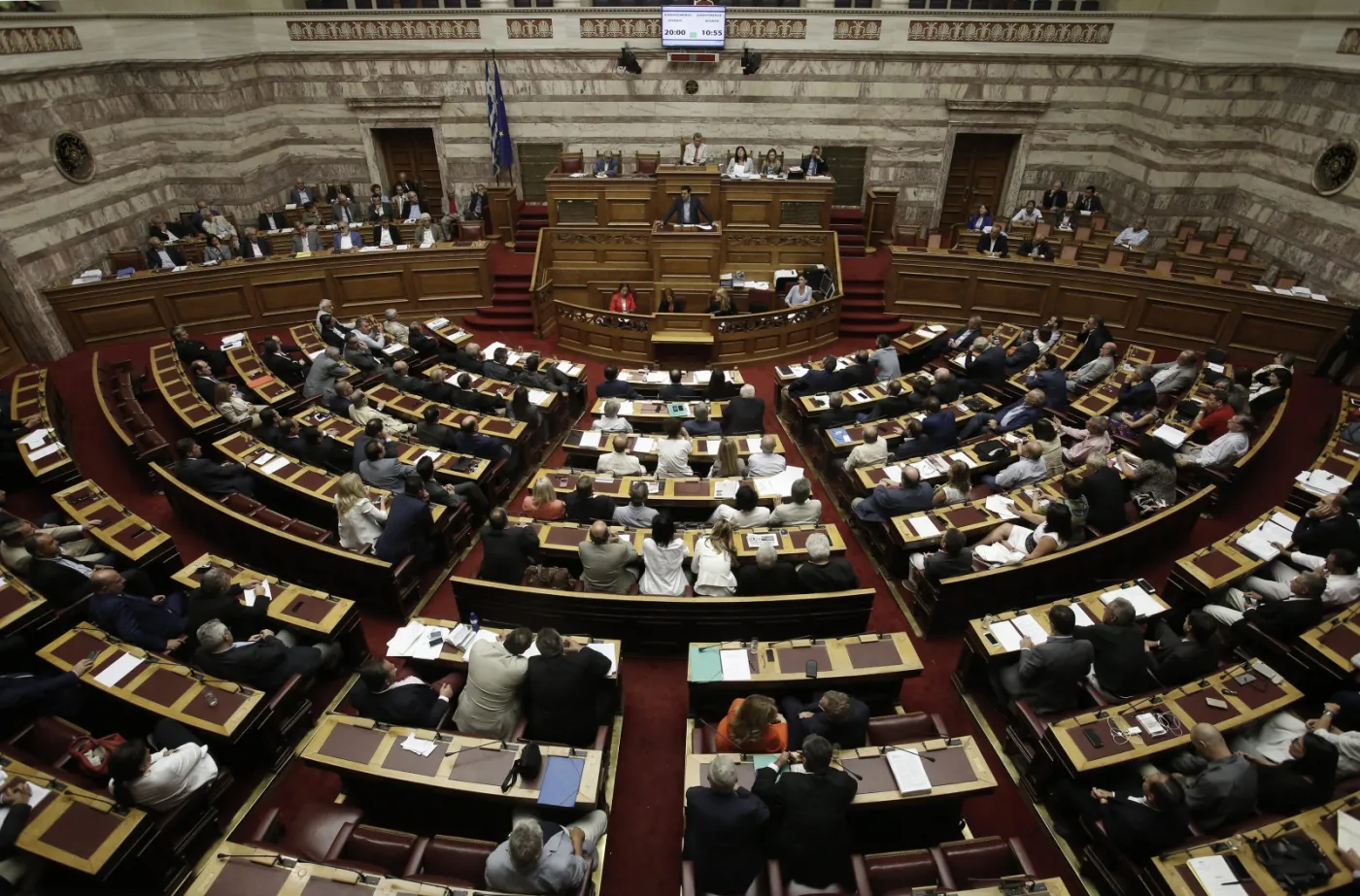 Grecki parlament o reformach 