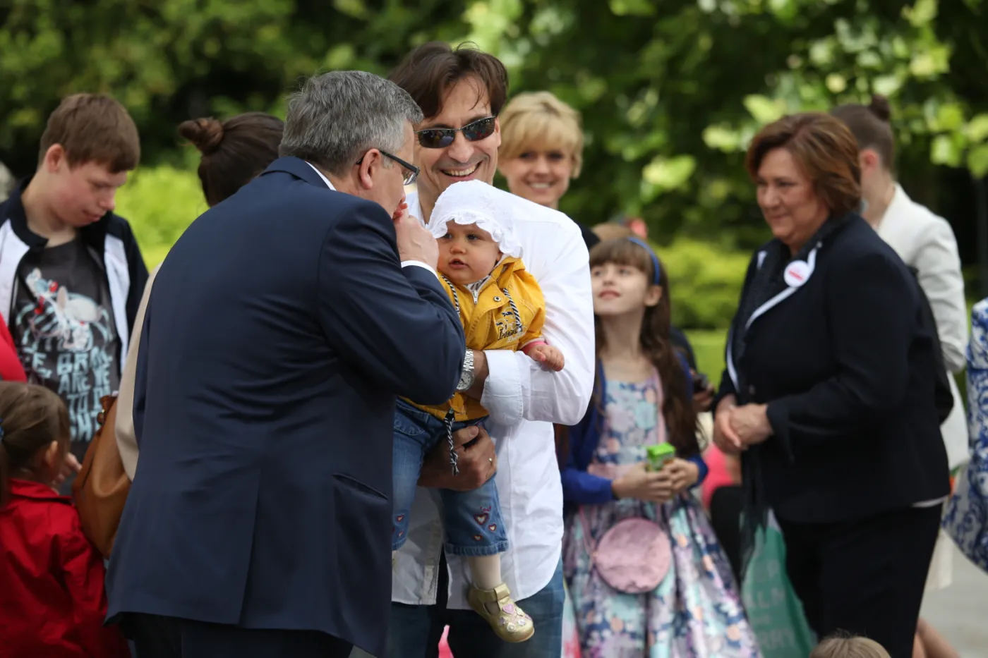 Obchody Dnia Dziecka w Pałacu Prezydenckim w Warszawie.