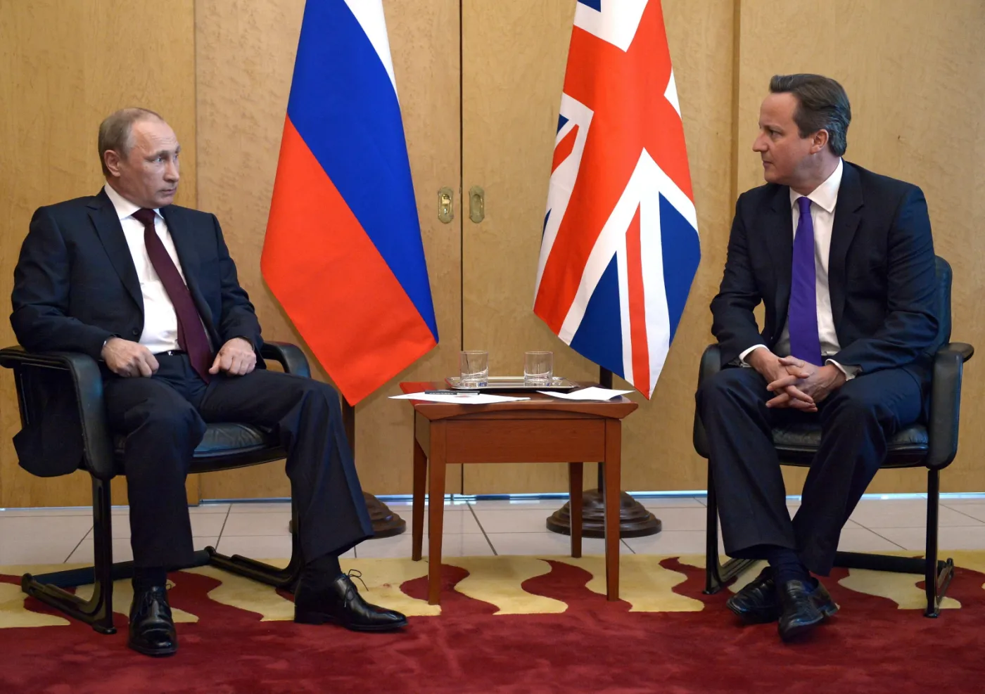 Władimir Putin i David Cameron