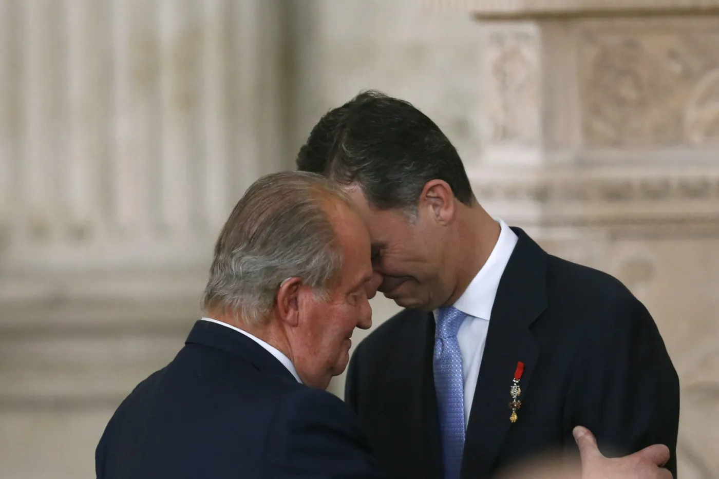 Abdykacja Juana Carlosa. Fot.  EPA/JUAN CARLOS HIDALGO