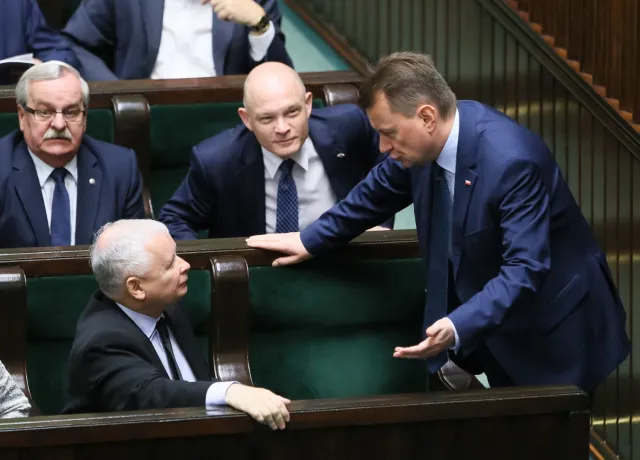 Kaczyński: Błaszczak to jeden z najlepszych ministrów rządu