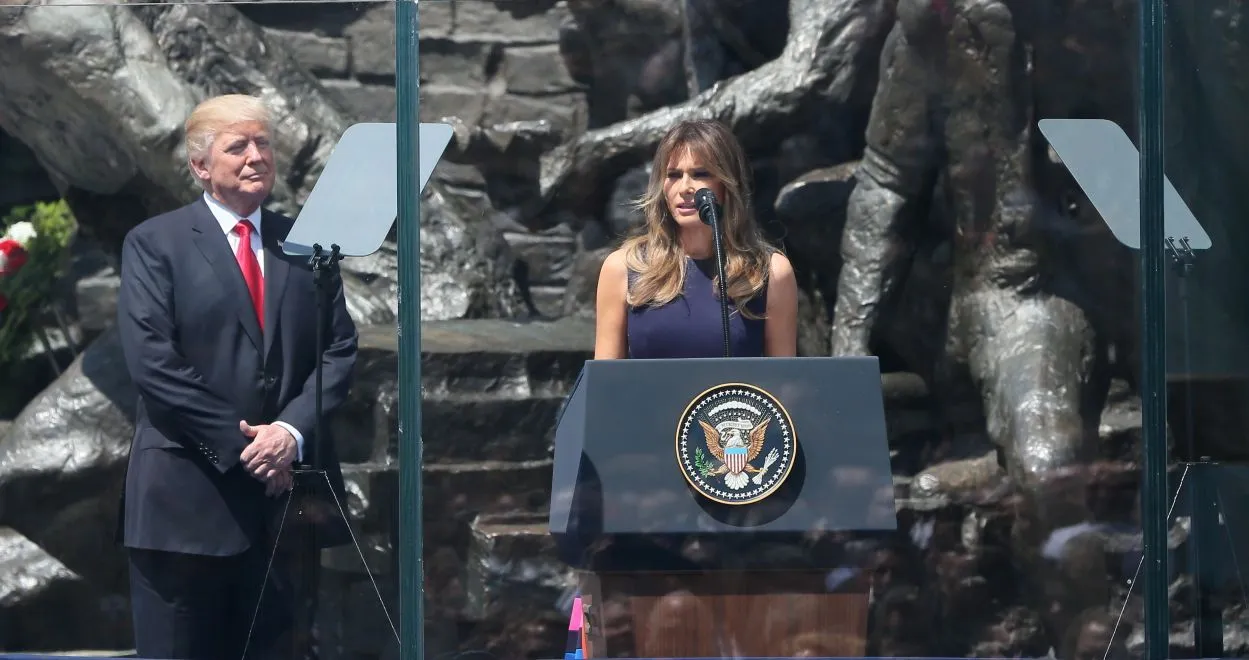Melania Trump: Wszyscy ludzie powinni być w stanie żyć bez strachu