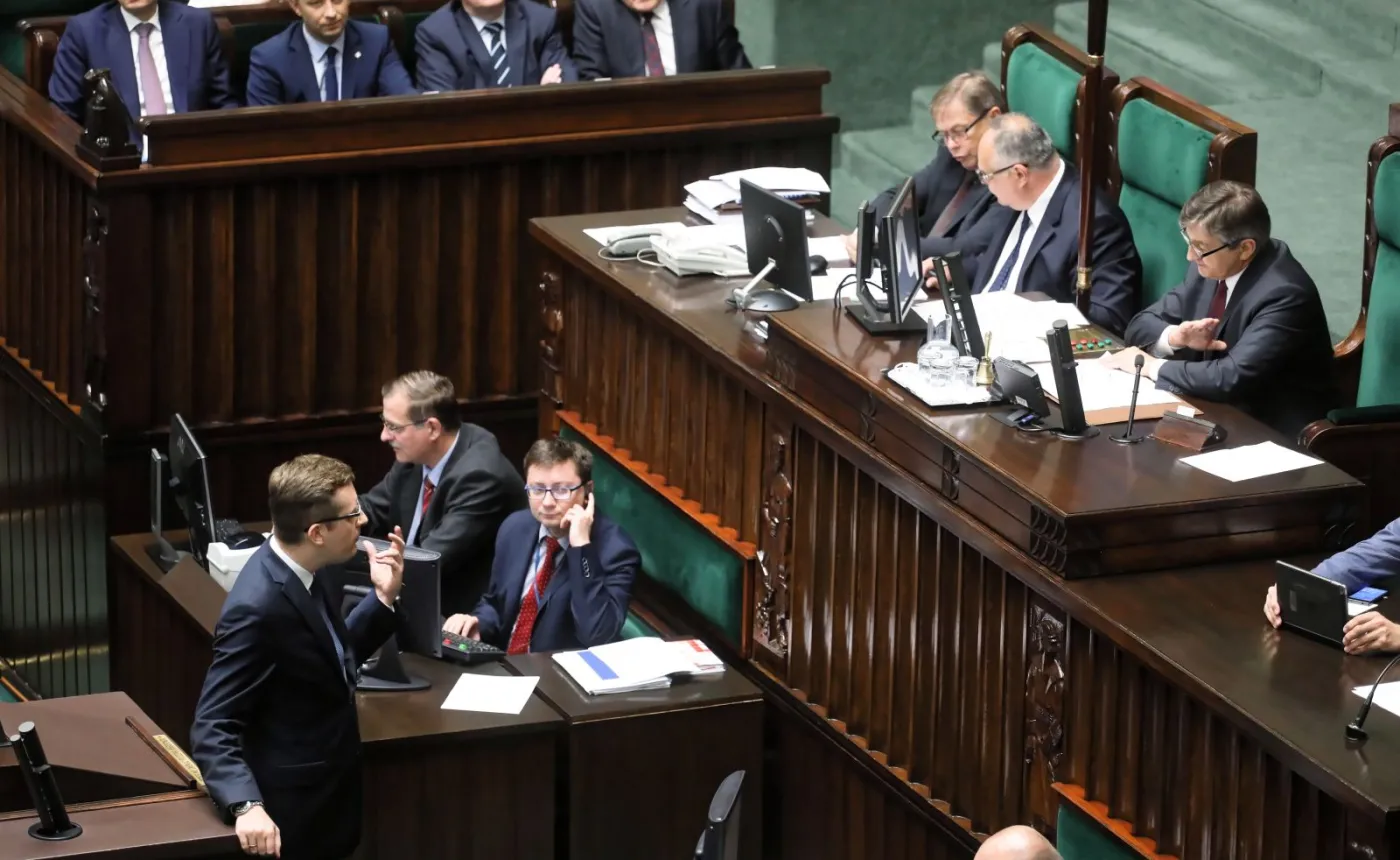 Robert Winnicki upomniany przez marszałka Sejmu; sprawa będzie miała swój ciąg dalszy w Prezydium