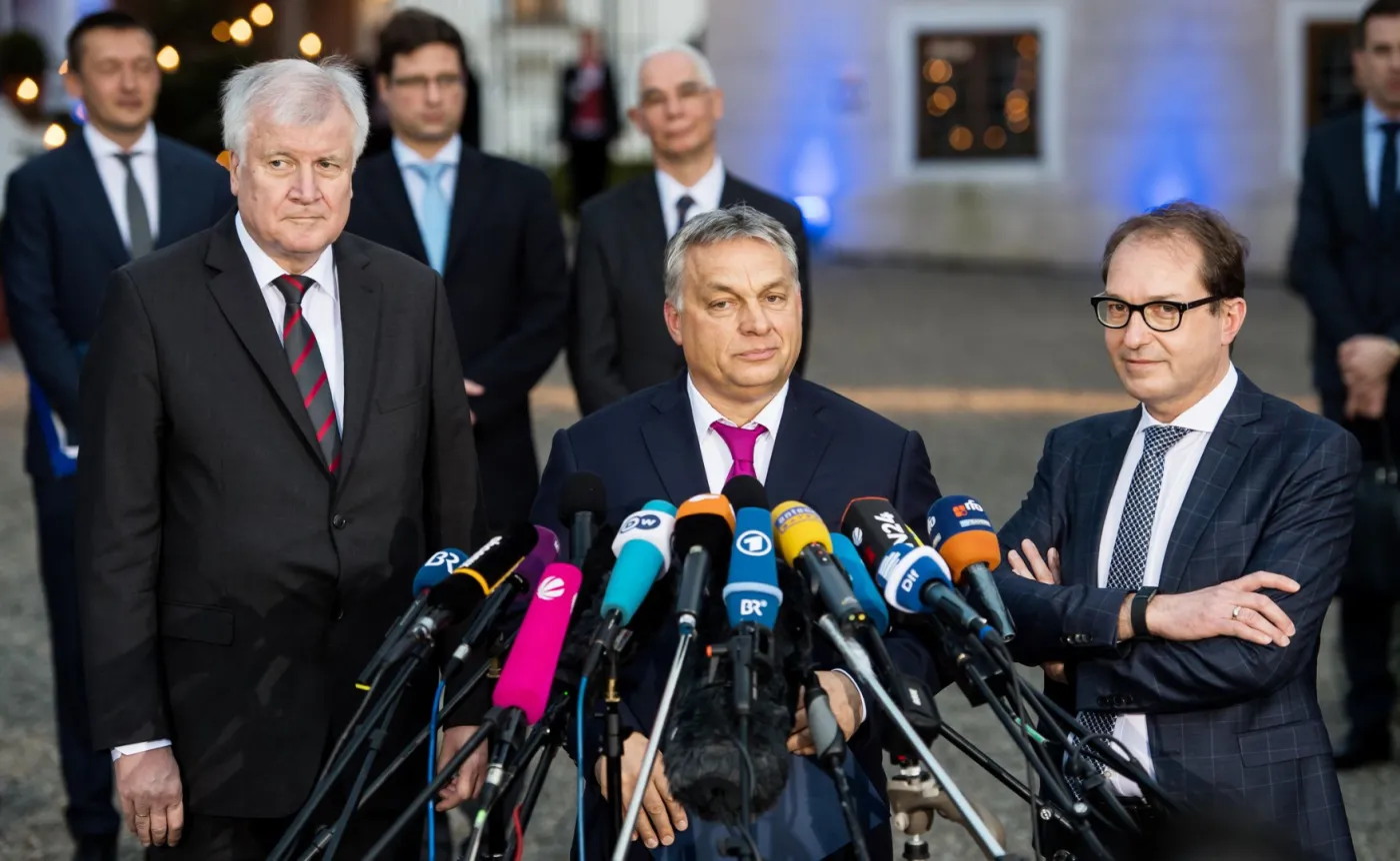 Viktor Orban na zjeździe CSU