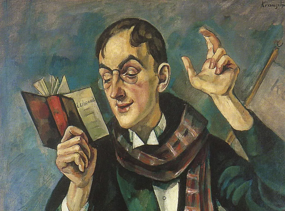 Roman Kramsztyk „Portret Jana Lechonia" (1919)