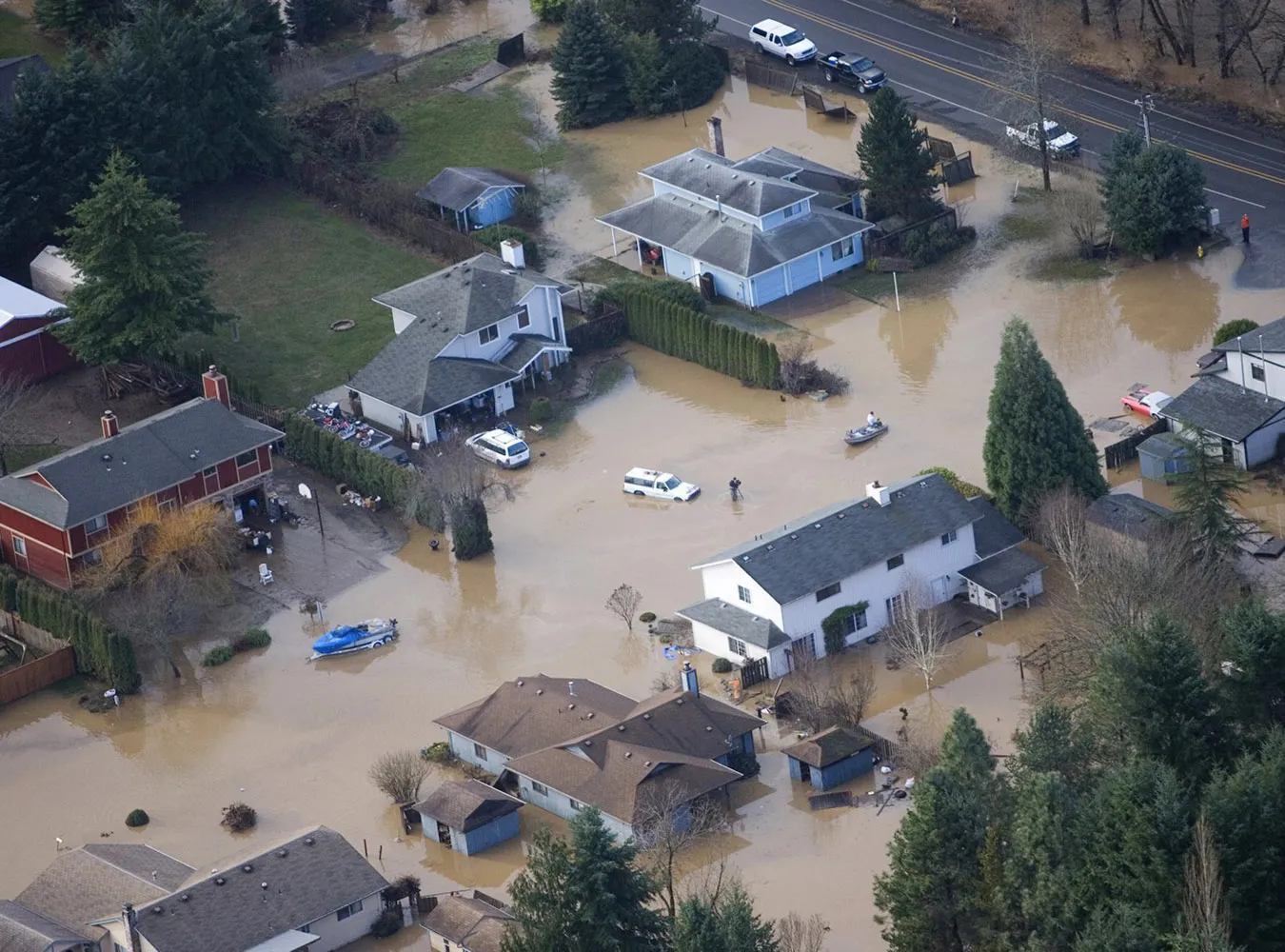Wielkie powodzie dotknęły stany Oregon i Washington
