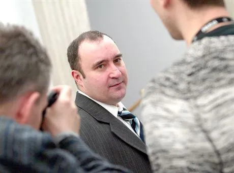 24.01.2006 WarszawaPosiedzenie Sejmu. Glosowanie nad ustawa budzetowa.nz Przemyslaw GosiewskiFot. Wojciech Grzedzinski