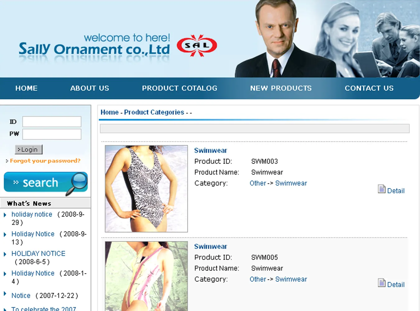 Nasz premier reklamuje chińską bieliznę