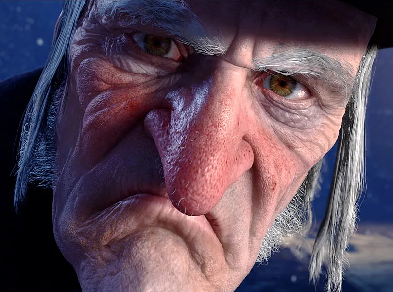 Kadr z animacji 3D "Opowieść wigilijna", reż. Robert Zemeckis. Premiera w polskich kinach - 20 listopada 2009