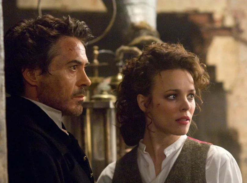 Robert Downey Jr. i rachel McAdams w "Sherlocku Holmesie" Guya Ritchiego