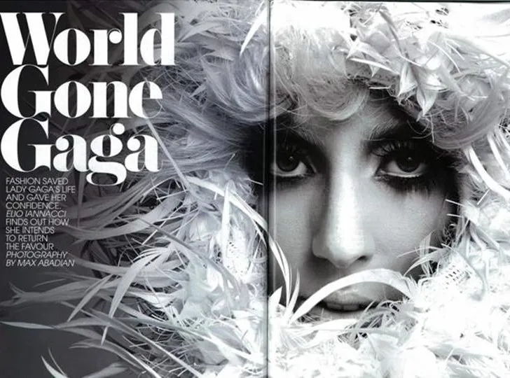 Lady GaGa w grudniowym magazynie "Flare"