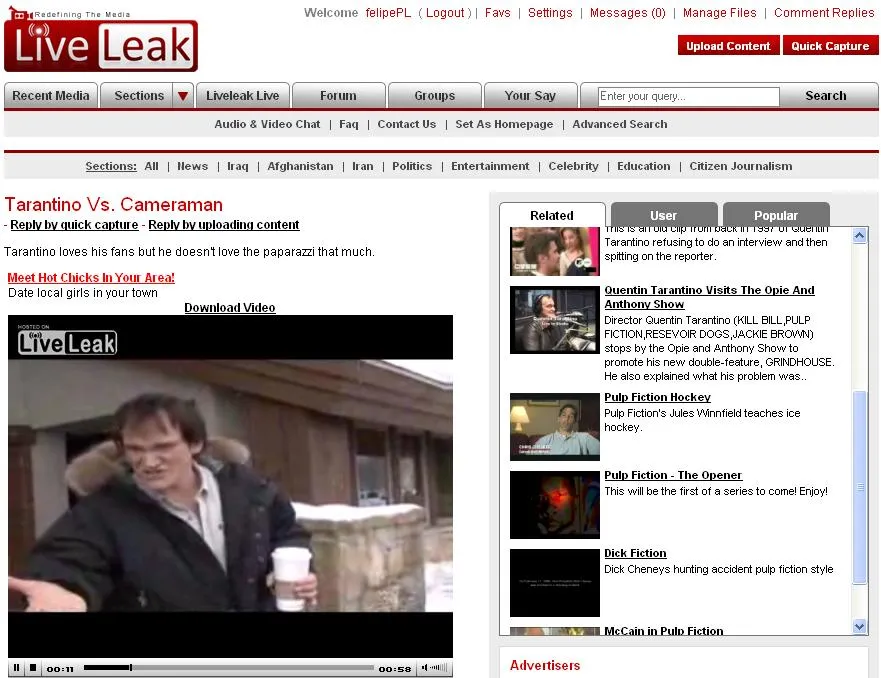 Tarantino oszczędził paparazzi