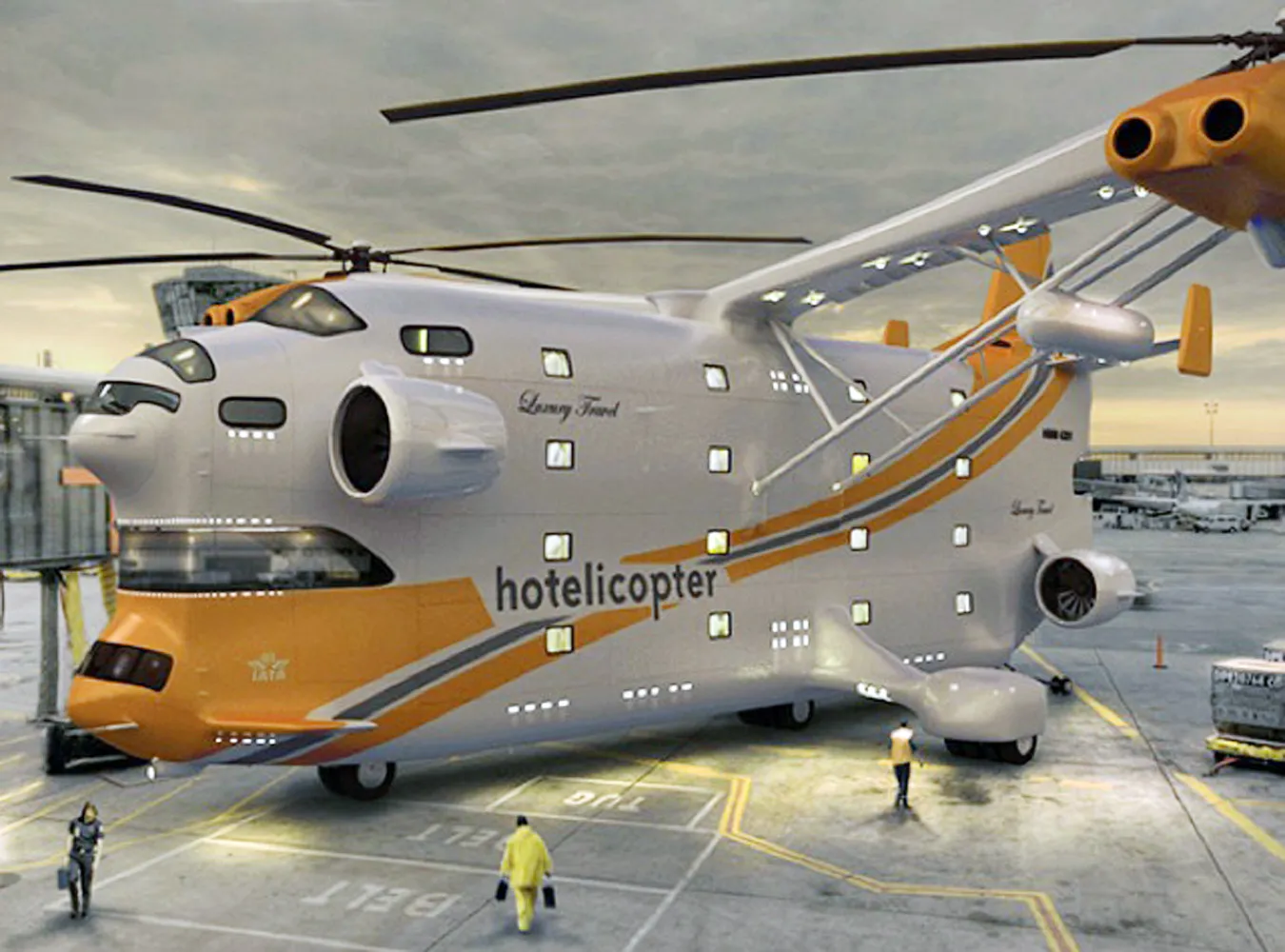 Wakacje w hotelo-helikopterze?