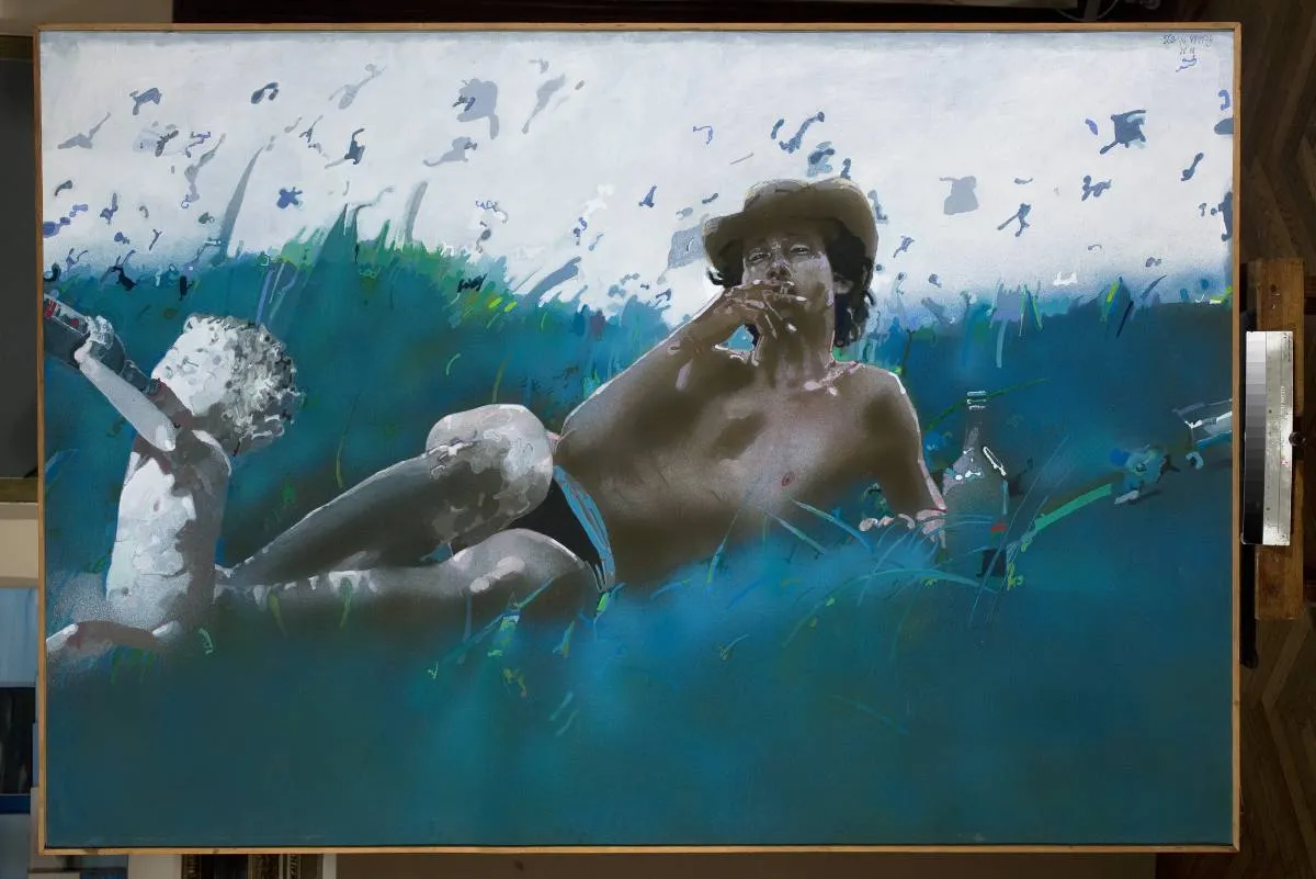 Zbysław Marek Maciejewski „Autoportret z puttem”
