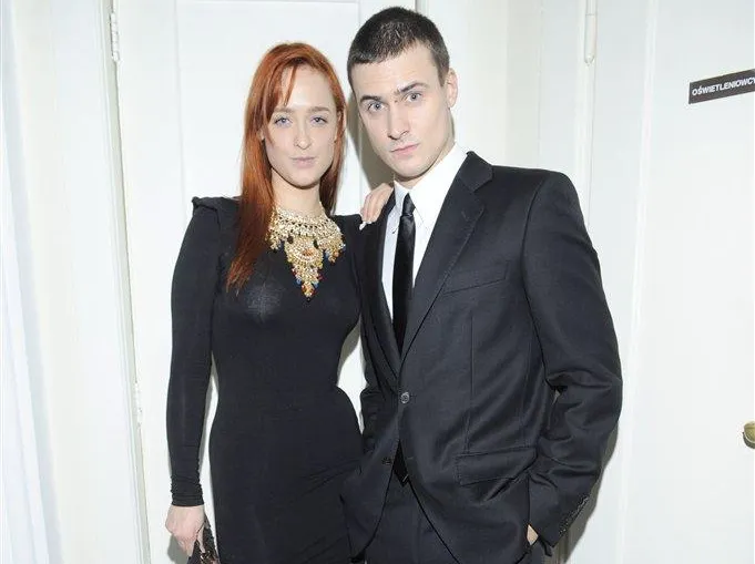 Matylda Damięcka z bratem