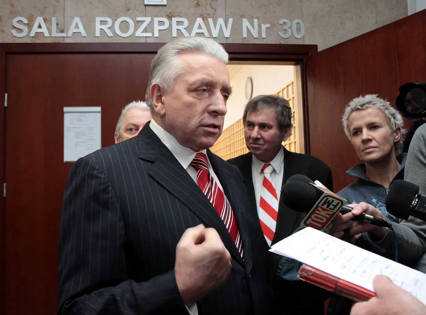 Andrzej Lepper w sądzie