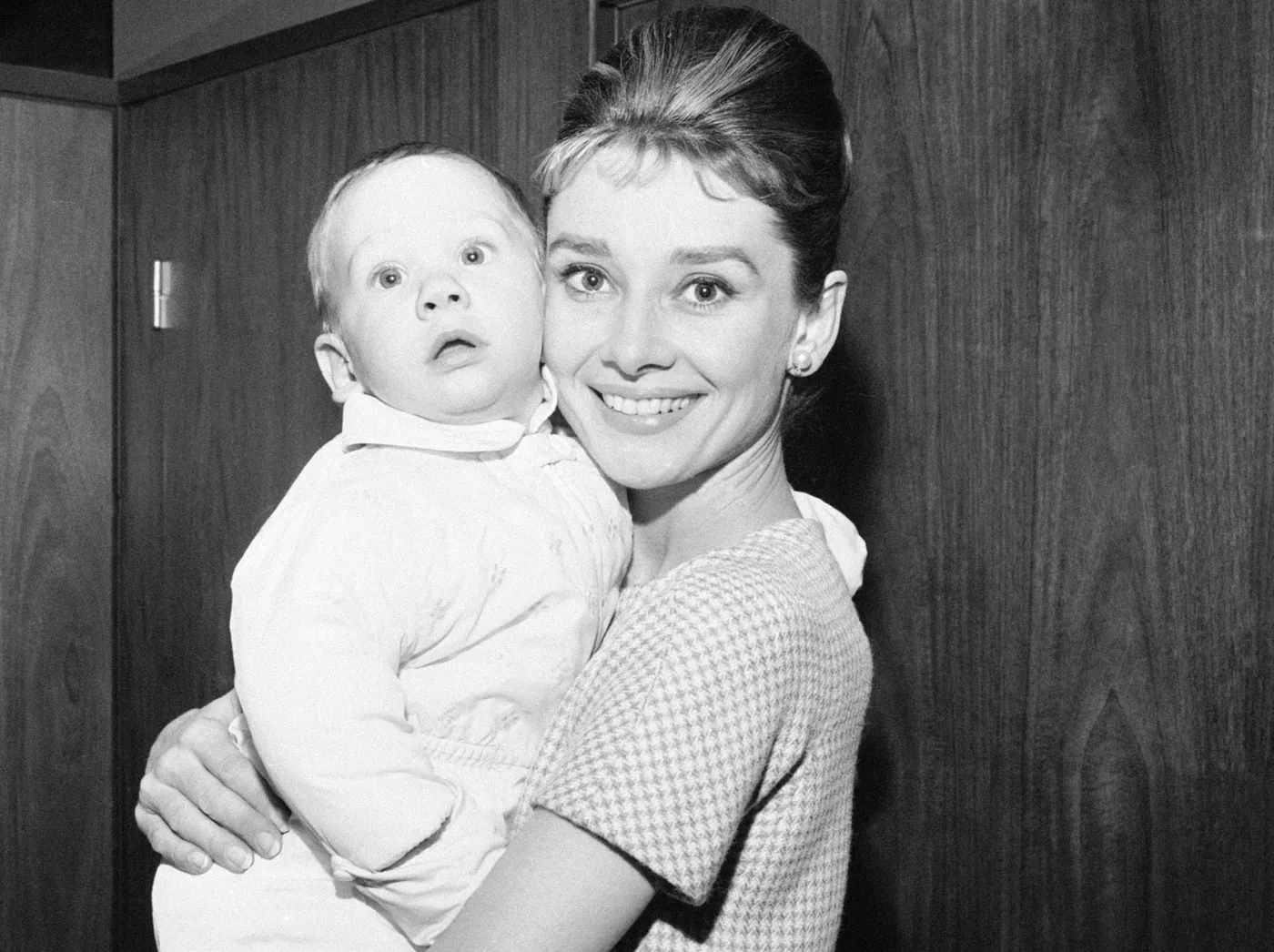 Audrey Hepburn z synkiem