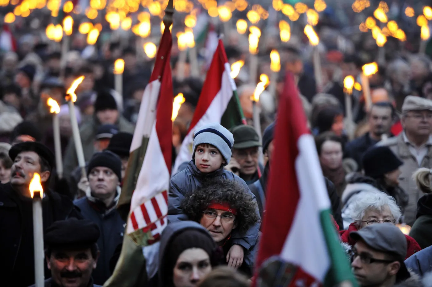 Demonstracja na Węgrzech