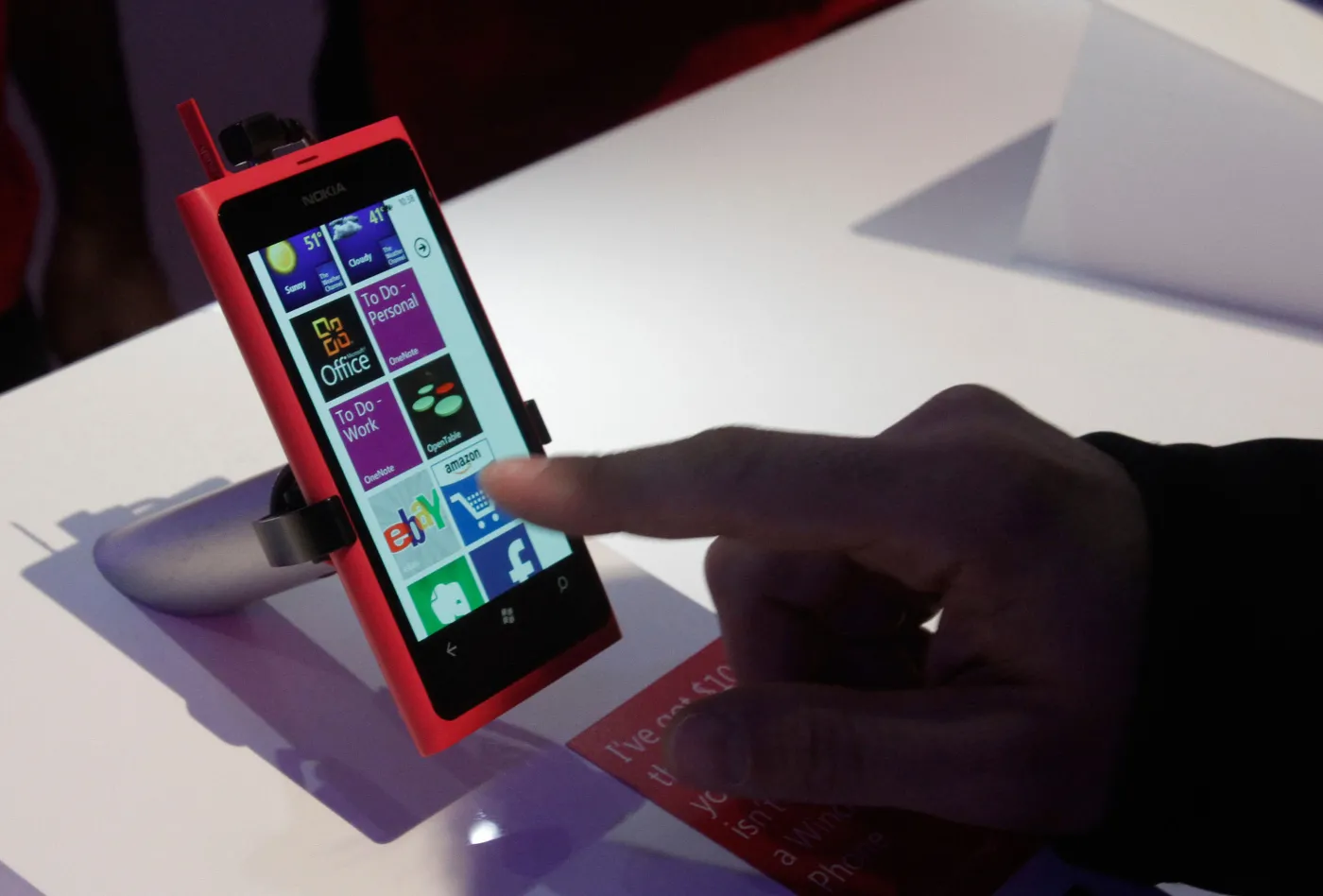 Lumia 800 na targach CES