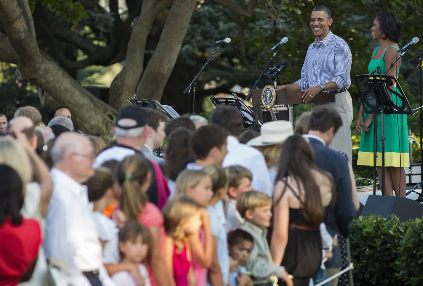  Barack i Michelle Obama wyletnieni