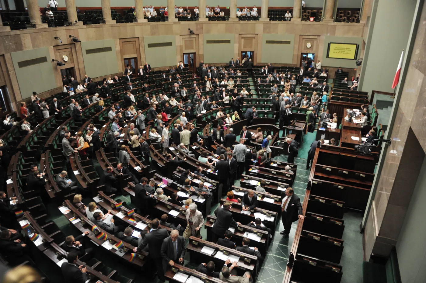 Sala posiedzeń w Sejmie