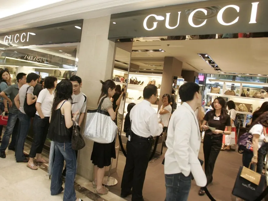 Butik Gucci w Hongkongu 