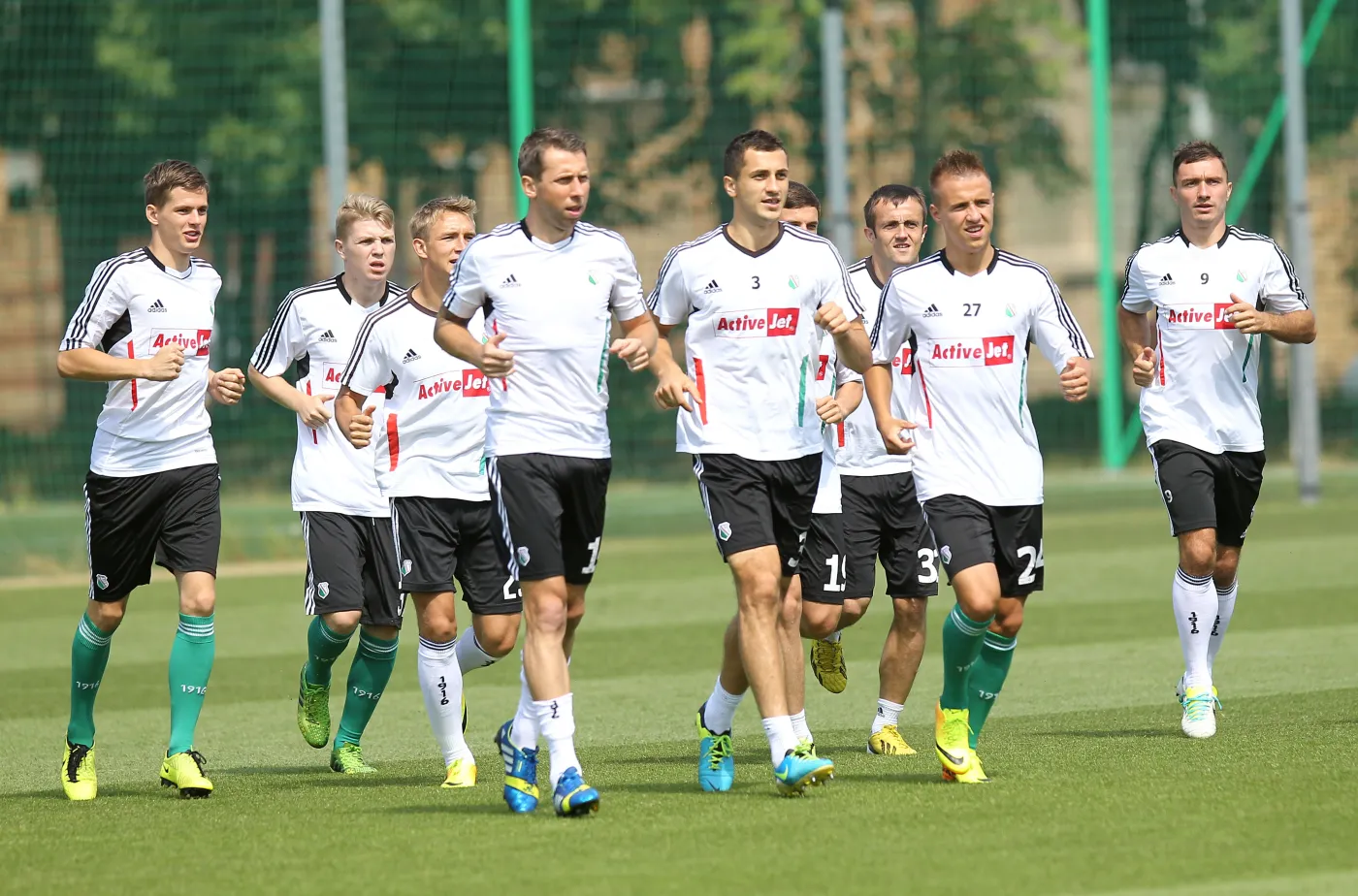 Legia podczas treningu