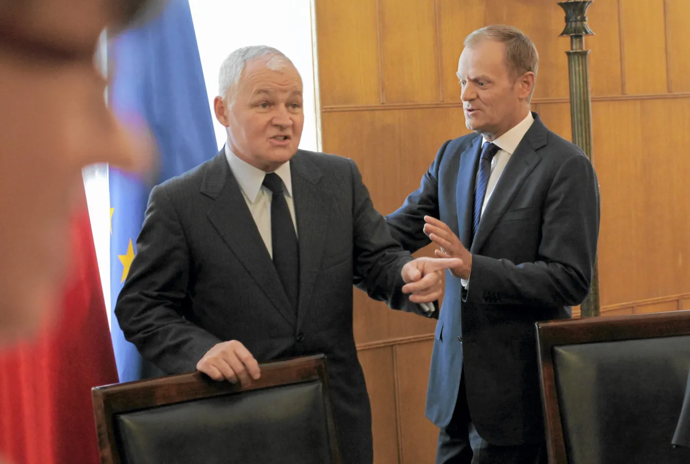 Jan Krzysztof Bielecki i Donald Tusk 