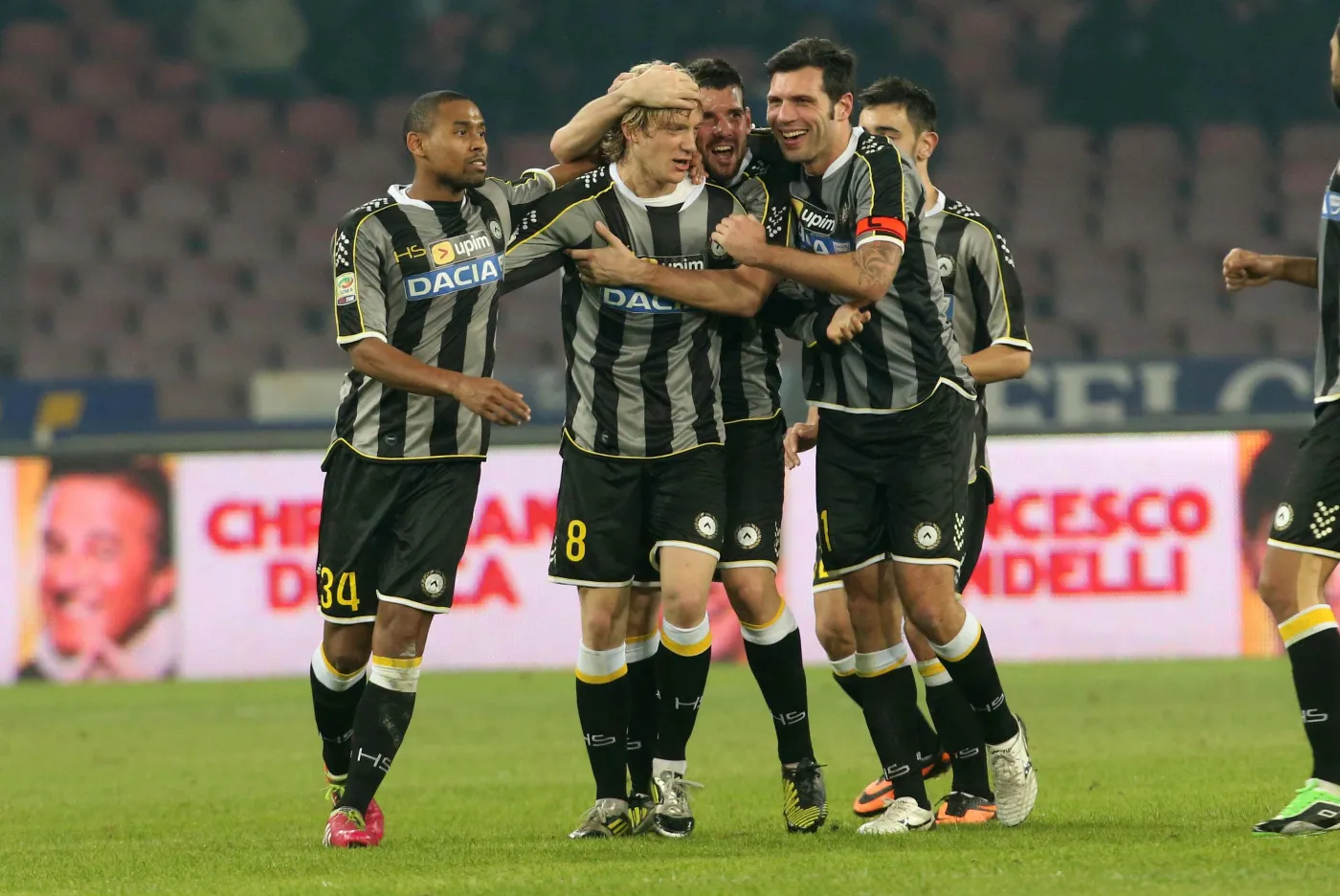 Radość piłkarzy Udinese