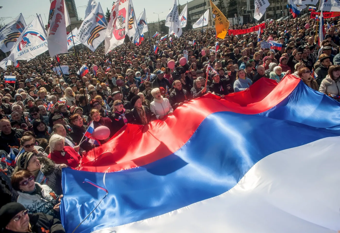 Ukraina zamieszki Donieck