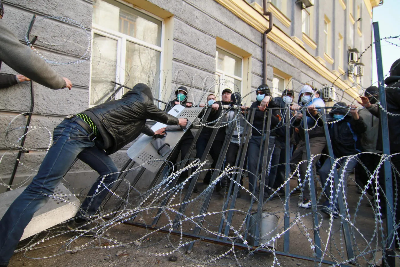 Ukraina zamieszki Donieck