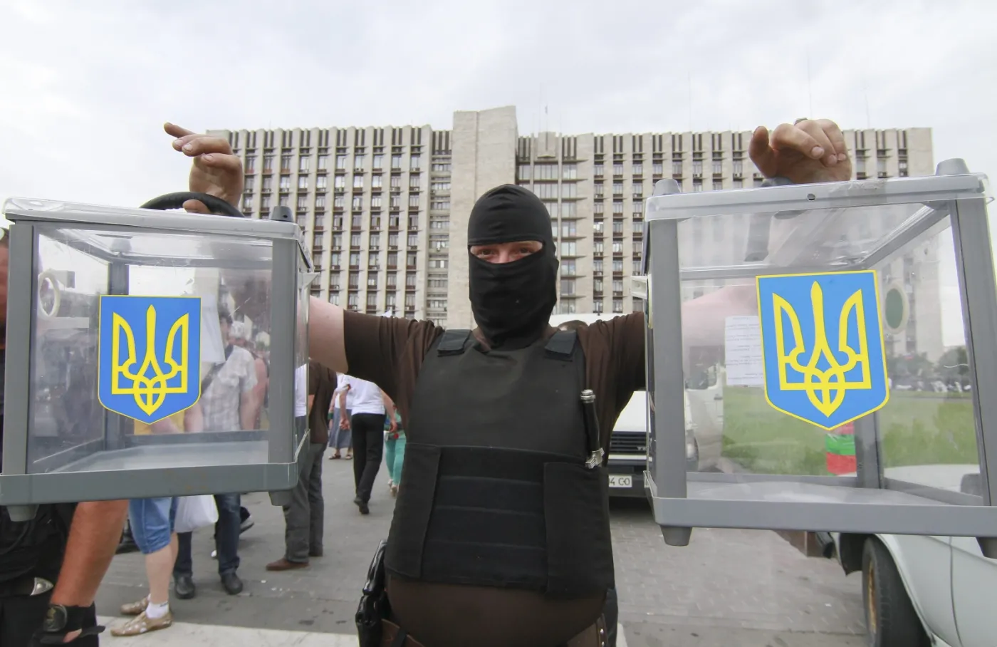 Donieck wybory Ukraina