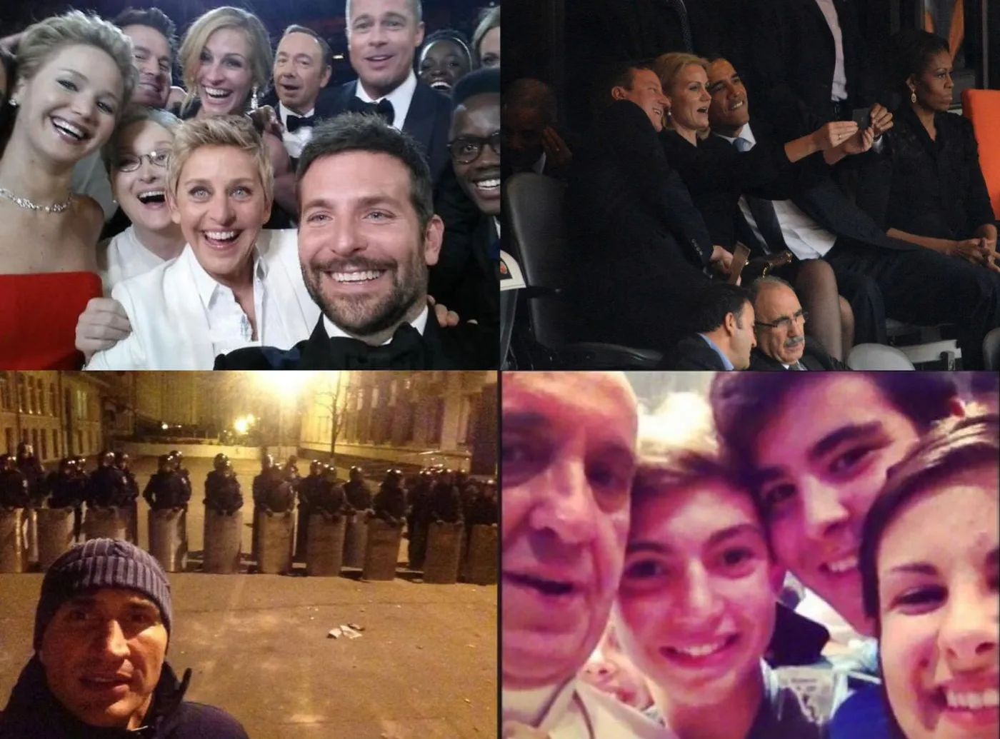najpopularniejsze "selfie"