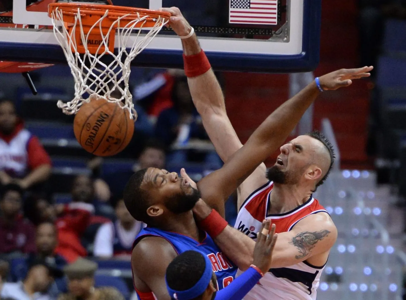 Marcin Gortat (z prawej)