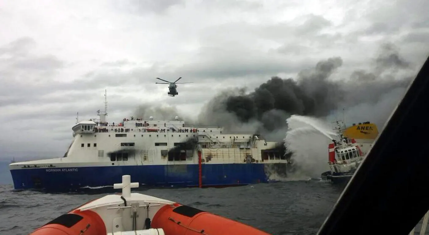 Płonący Norman Atlantic