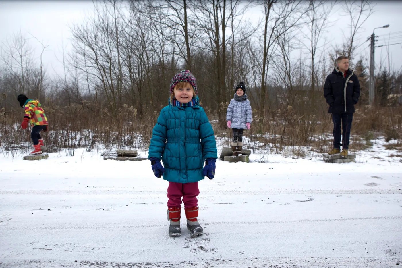 Maja, Hania, Nina, Mateusz