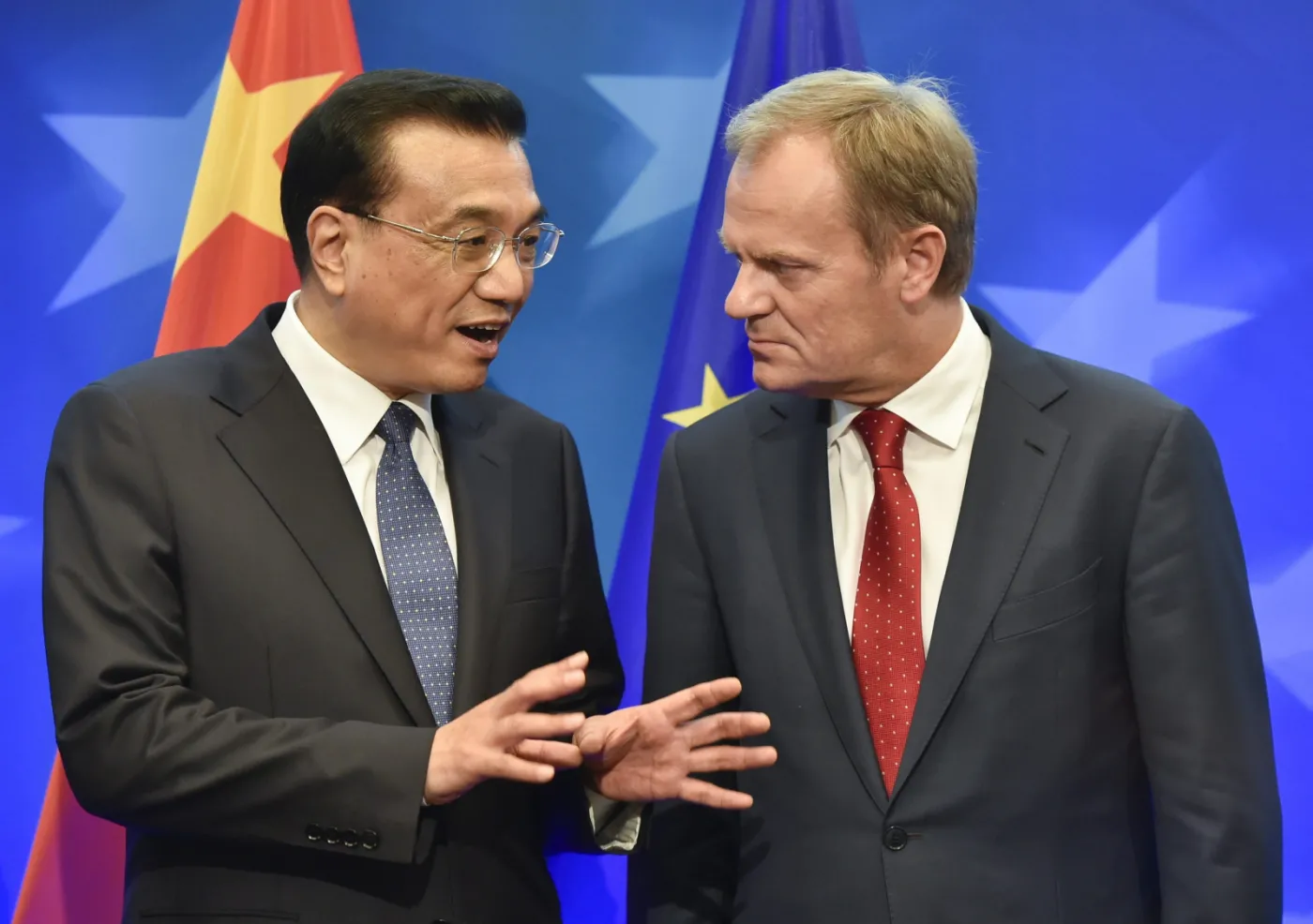 Donald Tusk i Li Keqiang