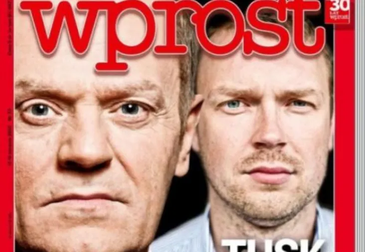 Okładka tygodnika "Wprost"