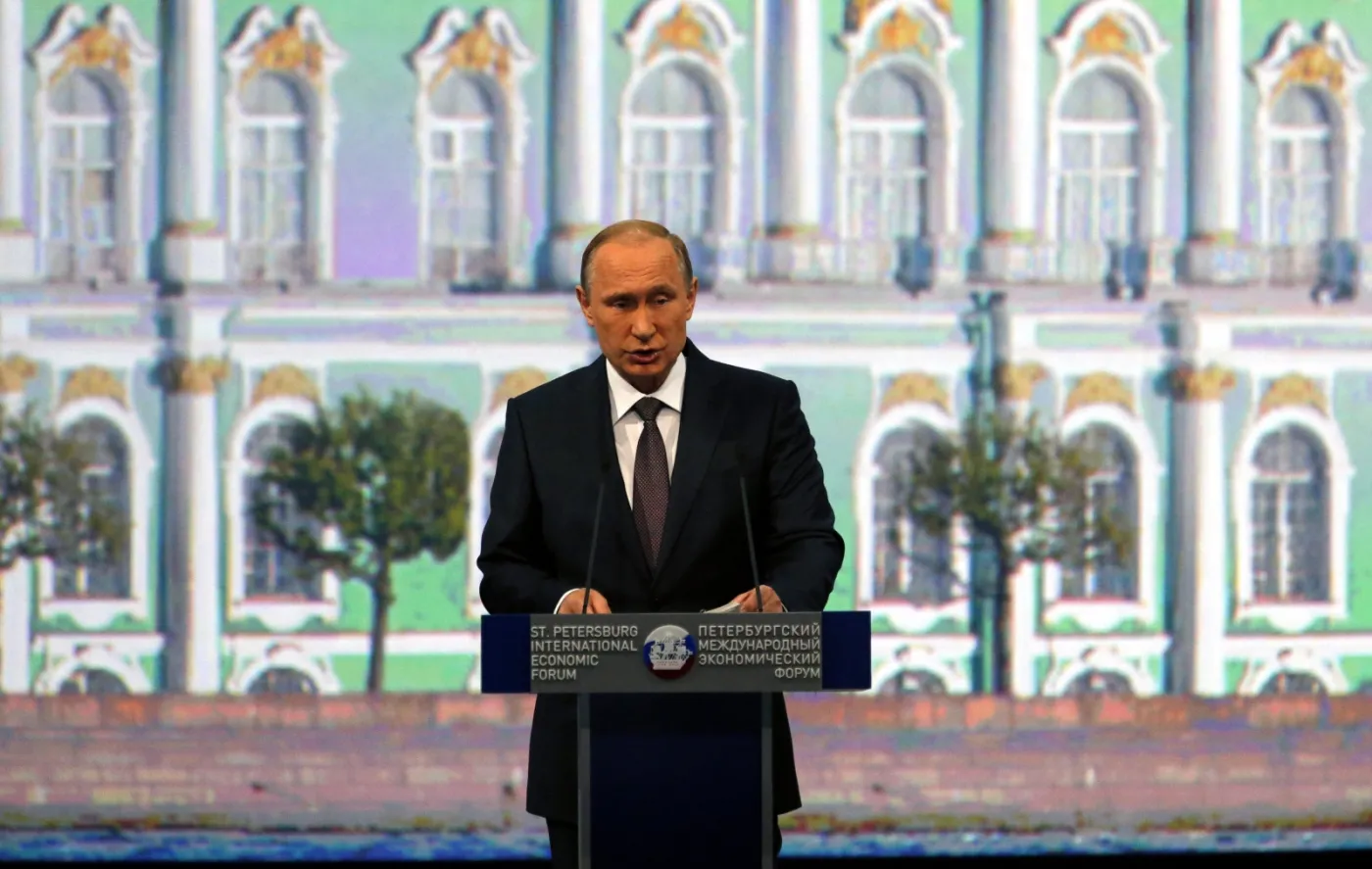 Władimir Putin przemawia