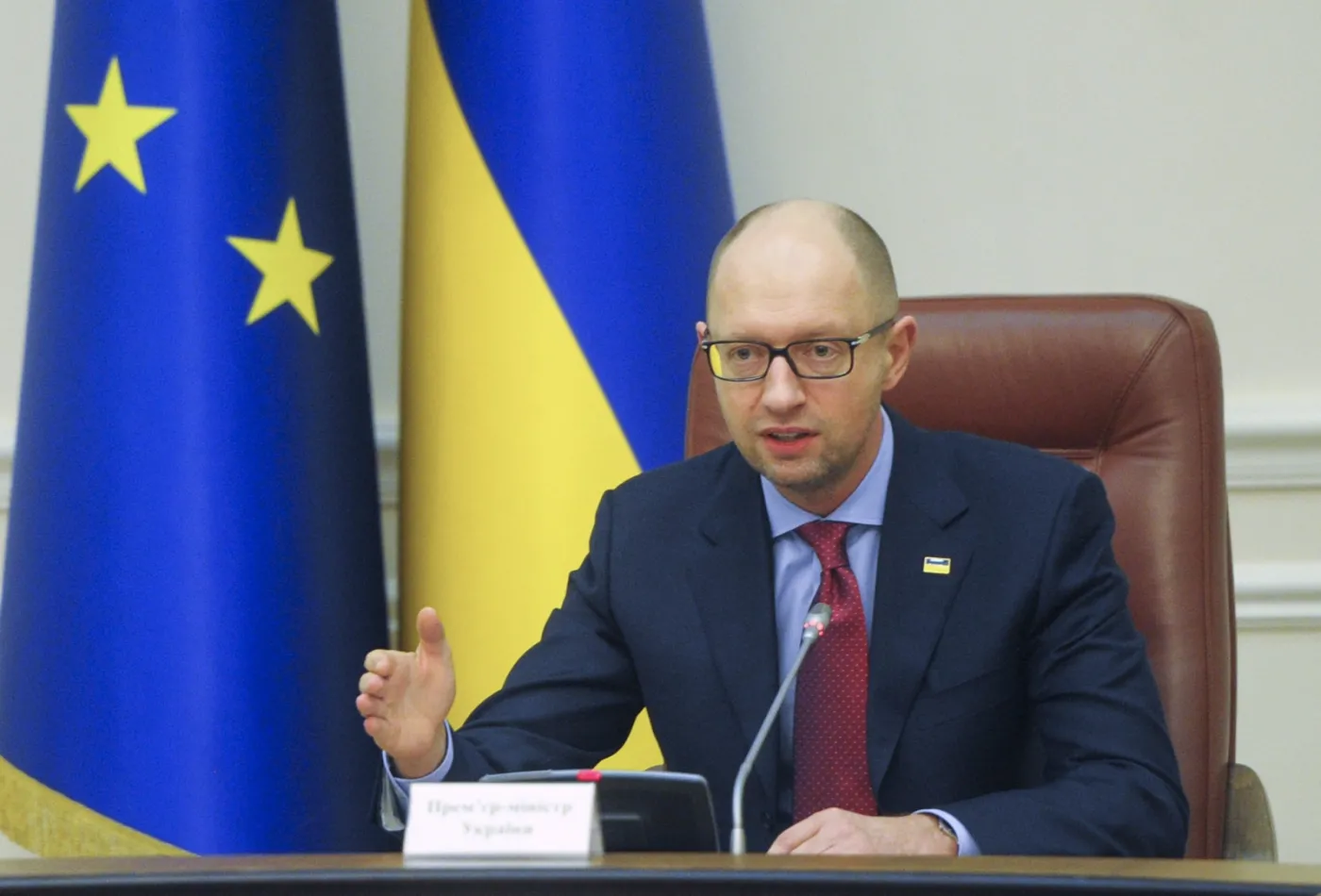 Premier Arsenij Jaceniuk