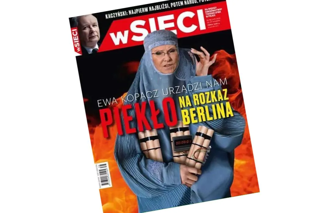 Okładka tygodnika "wSieci"