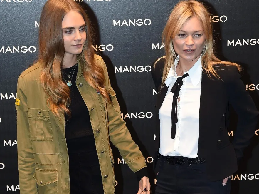Cara Delevingne; Kate Moss
