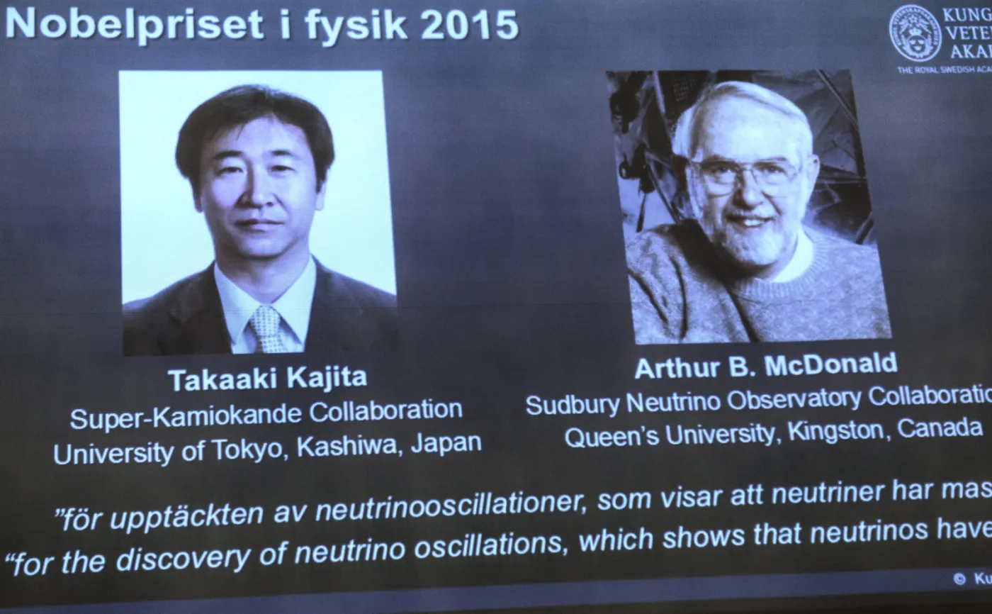 Takaaki Kajita i Arthur B. McDonald 