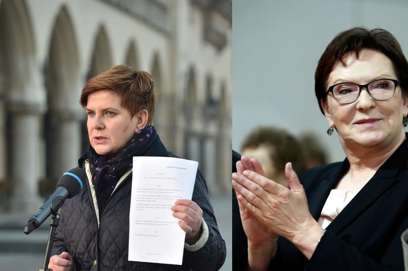 Beata Szydło i Ewa Kopacz