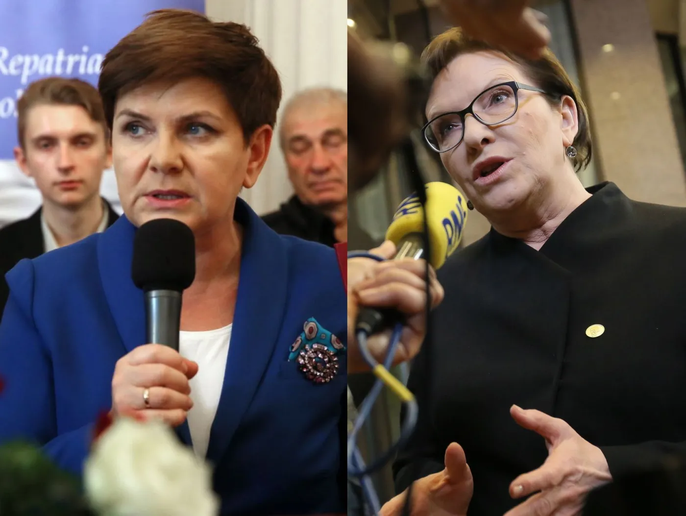 Beata Szydło i Ewa Kopacz