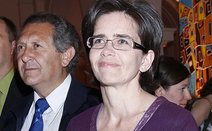 Anna Streżyńska z mężem