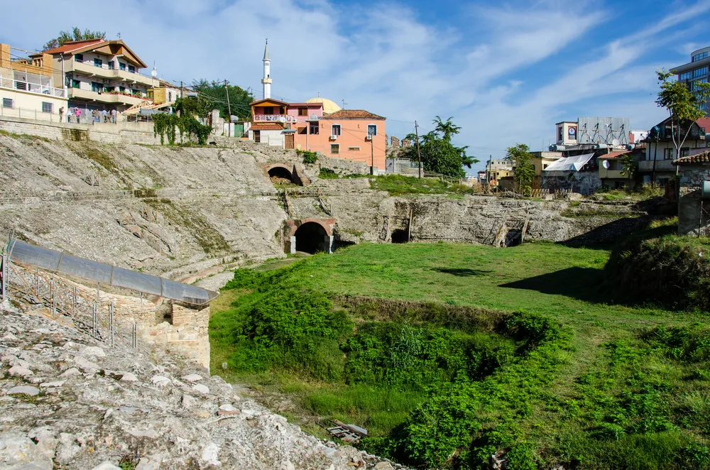 zabytki Durres, Albania